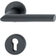 Ensemble sur rosace STOCKHOLM noir mat F9714