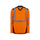 T-shirt manches longues haute visibilité BALI orange/marine - L