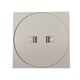 Couvercle skimmer rond clips et cadre carré ASTRAL Prestige