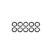 Jeu de 10 joints toriques pour raccord d'arrosage