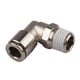 Coude fileté pour tubing 6 x 8 mm
