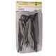 10 crampons de sol en plastique pour tube PE D16