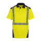 Polo haute visibilité BORNEO jaune/marine