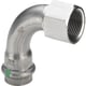 Coude inox à sertir 90° femelle taraudé 23145 - 90 ° - 22 mm - 3/4"