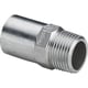 Embout inox mâle à sertir fileté 23111