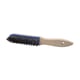 Brosse à main 4 rangs avec fil en acier droit 0,35 mm - acier dur