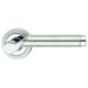 Béquille double sur rosace 794 chromé brillant/inox satiné