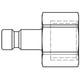 Coupleur rapide profil International 20SFIW - DN2,7 mm - laiton nickelé - femelle - G1/8