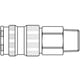 Coupleur rapide Premium profil ISO 6150 B 23KAAK - DN5,5 mm - laiton nickelé - mâle - G1/2