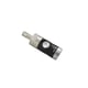 Coupleur rapide à bouton poussoir de sécurité 26KPTF - DN7,4 mm - aluminium anodisé et laiton nickelé - cannelé - 10 mm