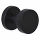 Bouton de porte cylindrique inox 304 noir mat diamètre 68 mm