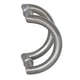 Poignée de tirage demi-lune inox 304 BORDEAUX longueur 232 mm