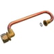 Crosse de sortie de compteur gaz PE