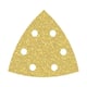 Feuille abrasive triangulaire