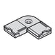 Raccord d'angle rigide pour bande LED RVB