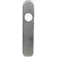 Plaque de recouvrement inox pour ensemble de porte bec-de-cane la paire
