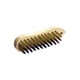 Brosse violon 5 rangs avec fil en laiton droit 0,30 mm - laiton
