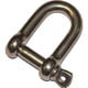 Manille droite en inox