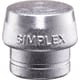 Embout pour massette SIMPLEX en métal doux diamètre 40 mm