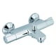 Mitigeur de bain douche thermostatique Rhône chromé - 146 mm