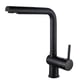 Mitigeur d'évier Saône bec extractible noir mat - Hauteur du bec 290 mm - Longueur du bec 220 mm