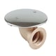 Bonde de fond inox antivortex coudée 90° 2"