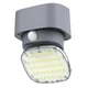 Applique solaire orientable aluminium 3 modes 2000 lm