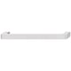 Poignée de meuble rectangulaire forme D aluminium entraxe 96 mm