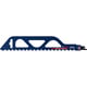 Lame de scie sabre S1543HM EXPERT HOLLOW BRICK - 240 x 23 x 1,5 mm