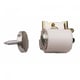 Loqueteau magnétique compact rond en applique CF 12 6Z blanc force 5 kg