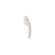 Poignée de fenêtre ATLANTA blanc RAL 9016 carré de 7 mm longueur réglable 9 à 19 mm