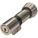 Cylindre monobloc rond 660 à bouton adaptable sur serrure BRICARD EXPERT 32 x 32 mm