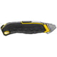 Cutter QUICK SNAP FATMAX® bouton poussoir 18 mm avec un mécanisme casse-lame