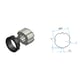 Adaptateur pour moteur de volet roulant TM2 45 pour tube ZF de 64 mm