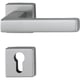Ensemble sur rosace carrée TOULON inox F9