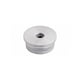 Bouchon inox 304 percé pour tube de garde corps et main courante filetage M8
