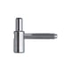 Fiche à visser réglable 057 pour menuiserie en bois acier zingué diamètre 13 mm longueur 26.5 mm mâle