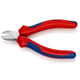Pince coupante de côté électromécanicien chromé avec manche bimatière 125 mm
