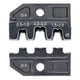 Profil de sertissage 50 x 10 mm pour connecteurs non isolés 0,5 - 6 mm² pour pince à sertir 97 43 200