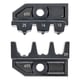Profil de sertissage 50 x 12 mm pour embouts de câbles 1,5 à 6 mm²