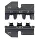 Profil de sertissage 50 x 10 mm pour connecteurs solaires Multi-Contact 4 - 4-10 mm²