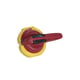 Poignée verrouillable pour interrupteur de charge série 194R - 60 A - rouge/jaune - 194R-PY