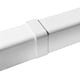 Raccord pour goulotte blanc pur