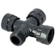 Croix union PVC F/F/F/M - 1"
