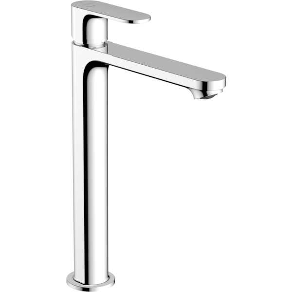 Mitigeur de lavabo REBRIS S 240 COOLSTART chromé pour vasque à poser avec tirette et vidage