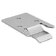 Guide supérieur réglable pour portail coulissant 1052 à sceller à rouleau diamètre 50 mm