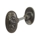 Bouton double orné en fonte brute sans portée carré 6 x 110 mm