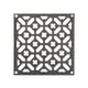 Grille d'aération carrée en fonte 150 x 150 mm