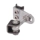 Charnière 180° avec réglage tridimensionnel GBMU4D M16 longueur 110 mm par paire