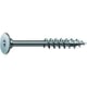 Vis bois pour panneau arrière et assemblage caisson Tête fraisée large Filetage partiel Torx® T-STAR plus Pointe 4CUT Nickelé